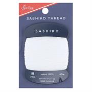 Sashiko 20/4 Cotton Embroidery Thread, 40m, 202 White
